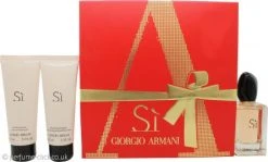 Giorgio Armani Si Gift Set 50ml EDP + 75ml Shower Gel + 75ml Body Lotion