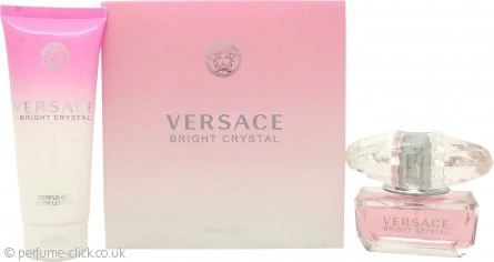 Versace Bright Crystal Gift Set 50ml EDT + 100ml Body Lotion