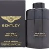 Bentley For Men Absolute Eau De Parfum 100ml Spray
