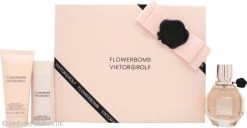 Viktor&Rolf Viktor & Rolf FlowerBomb Gift Set 50ml EDP + 50ml Body Lotion + 50ml Shower Gel