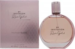 Michael Buble By Invitation Rose Gold Eau De Parfum 100ml Spray