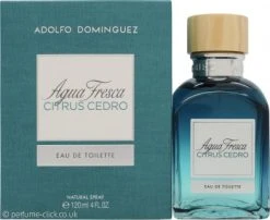 Adolfo Dominguez Agua Fresca Citrus Cedro Eau De Toilette 120ml Spray