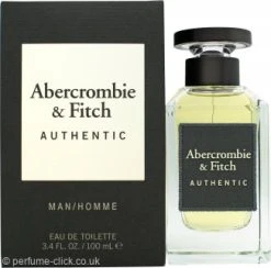 Abercrombie & Fitch Authentic Man Eau De Toilette 100ml Spray