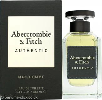 Abercrombie & Fitch Authentic Man Eau De Toilette 100ml Spray