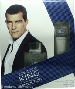 Antonio Banderas King Of Seduction Gift Set 50ml EDT + 50ml Aftershave Balm