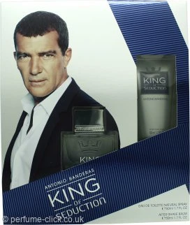 Antonio Banderas King Of Seduction Gift Set 50ml EDT + 50ml Aftershave Balm