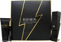 Carolina Herrera Bad Boy Gift Set 100ml EDT + 100ml Shower Gel + 10ml EDT