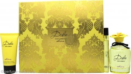 Dolce & Gabbana Dolce Shine Gift Set 75ml EDP + 50ml Body Lotion + 10ml EDP