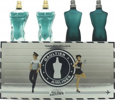 Jean Paul Gaultier Le Male Gift Set 2 X 7ml EDT + 2 X 7ml Le Beau