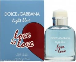 Dolce & Gabbana Light Blue Love Is Love For Men Eau De Toilette 75ml Spray