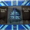 FCUK Rebel For Him Gift Set 100ml EDT + 200ml Shower Gel + 200ml Aftershave Balm