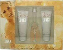 Jennifer Lopez Glow Gift Set 50ml EDT + 75ml Shower Gel + 75ml Body Lotion