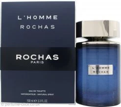 Rochas L'Homme Rochas Eau De Toilette 100ml Spray