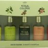 Mäurer & Wirtz 4711 Acqua Colonia Gift Set 8ml Lime & Nutmeg EDC + 8ml Lemon & Ginger EDC + 8ml Blood Orange & Basil EDC + 8ml Lychee & White Mint EDC + 8ml White Peach & Coriander EDC