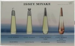 Issey Miyake L'Eau D'Issey Miniature Gift Set 3.5ml L'eau D'issey Nectar Pure EDP + 3.5ml L'eau D'issey Pure EDP + 3.5ml L'eau D'issey EDP + 3.5ml L'eau D'issey EDT