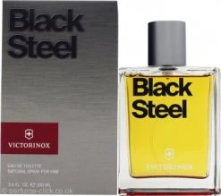 Swiss Army Black Steel Eau De Toilette 100ml Spray