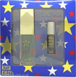 Alyssa Ashley Musk Gift Set 50ml EDT + 7.5ml Perfume Oil
