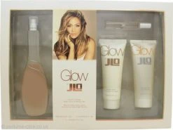 Jennifer Lopez Glow Gift Set 100ml EDT + 75ml Body Lotion + 75ml Shower Gel + 7ml EDT Rollerball