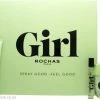 Rochas Girl Gift Set 100ml EDT + 7.5ml EDT + 100ml Body Lotion