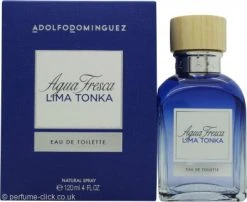 Adolfo Dominguez Agua Fresca Lima Tonka Eau De Toilette 120ml Spray