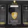 Lamborghini Prestigio Gift Set 125ml EDT Spray + 100ml Shower Gel + 100ml Aftershave Balm