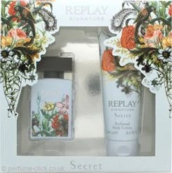 Replay Signature Secret Gift Set 30ml EDT + 100ml Body Lotion