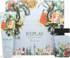 Replay Signature Secret Gift Set 50ml EDT + 100ml Body Lotion