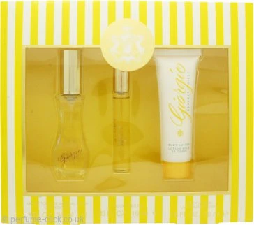 Giorgio Beverly Hills Giorgio Yellow Gift Set 30ml EDT + 50ml Body Lotion + 10ml EDT