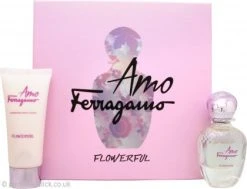 Salvatore Ferragamo Amo Ferragamo Flowerful Gift Set 50ml EDT Spray + 100ml Body Lotion