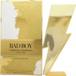 Carolina Herrera Bad Boy Gold Fantasy Eau De Toilette 100ml Spray