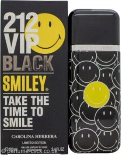 Carolina Herrera 212 VIP Black Smiley Eau De Parfum 100ml Spray