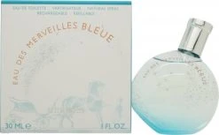 Hermès Eau Des Merveilles Bleue Eau De Toilette 30ml Refillable Spray