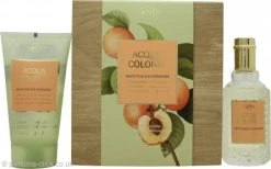 Mäurer & Wirtz 4711 Acqua Colonia White Peach & Coriander Gift Set 50ml EDC + 75ml Shower Gel