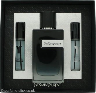 Yves Saint Laurent Y Eau De Parfum Gift Set 100ml EDP + 10ml EDP + 10ml EDT