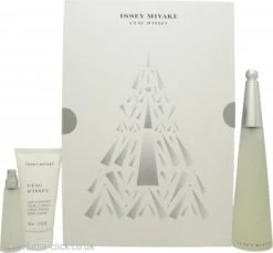 Issey Miyake L'eau D'Issey Gift Set 100ml EDT + 50ml Body Lotion + 10ml EDT Purse Spray - Christmas Edition