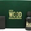 DSQUARED2 DSquared² Green Wood Gift Set 100ml EDT + 100ml Shower Gel + Wallet