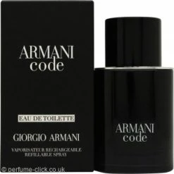 Giorgio Armani Armani Code Eau De Toilette 50ml Refillable Spray