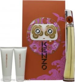 Kenzo Flower By Kenzo L'Absolue Gift Set 100ml EDP + 2 X 75ml Body Lotion