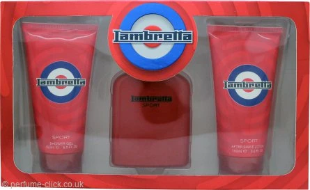 Lambretta Sport Gift Set 100ml EDP + 150ml Shower Gel + 150ml Aftershave Lotion