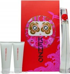Kenzo Flower Gift Set 100ml EDP + 75ml Body Lotion + 75ml Shower Gel