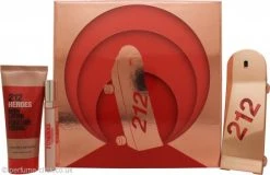 Carolina Herrera 212 Heroes Forever Young Gift Set 80ml EDP + 100ml Body Lotion + 10ml EDP