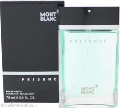 Mont Blanc Presence Eau De Toilette 75ml Spray