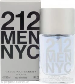 Carolina Herrera 212 Men Eau De Toilette 30ml Spray