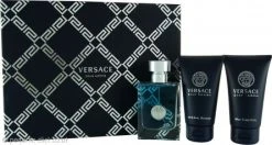 Versace Pour Homme Gift Set 50ml EDT + 50ml Shower Gel + 50ml Aftershave Balm