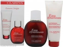 Clarins Eau Dynamisante Gift Set 100ml Eau Dynamisante Spray + 100ml Moisturizing Body Lotion