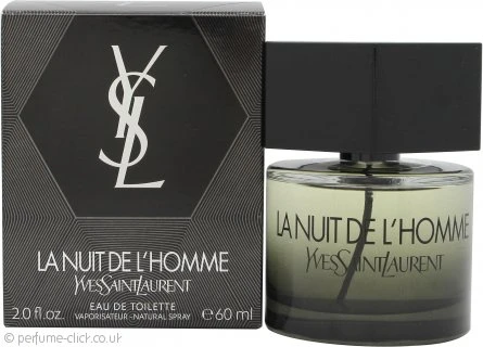 Yves Saint Laurent La Nuit De L'Homme Eau De Toilette 60ml Spray