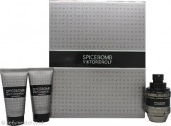 Viktor&Rolf Viktor & Rolf Spicebomb Gift Set 50ml EDT + 50ml Non-Foaming Shaving Cream + 50ml Aftershave Balm