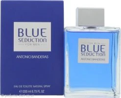 Antonio Banderas Blue Seduction Eau De Toilette 200ml Spray