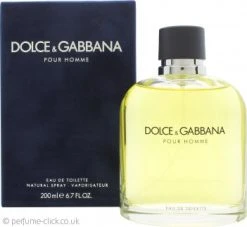 Dolce & Gabbana Pour Homme Eau De Toilette 200ml Spray
