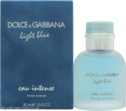 Dolce & Gabbana Light Blue Eau Intense Pour Homme Eau De Parfum 50ml Spray